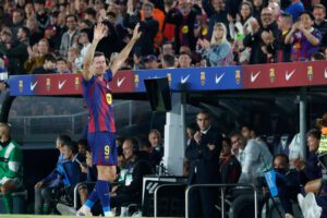 Robert Lewandowski se despide del Barcelona, Lewandowski goleador del Barcelona, Su último partido en el Camp Nou