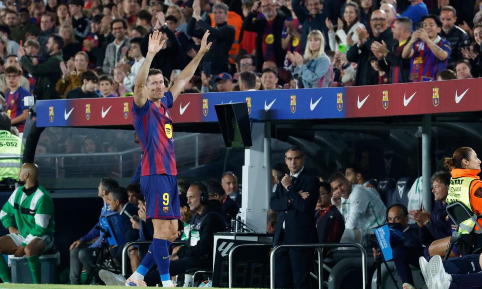 Robert Lewandowski se despide del Barcelona, Lewandowski goleador del Barcelona, Su último partido en el Camp Nou