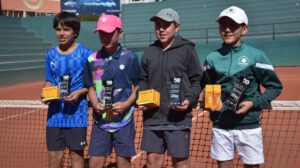 Tenis Masters de años, María Aguirre, Rafael Pabón, Torneo nacional disputado en La Paz