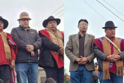 Nilton Condori, COB y ponchos rojos