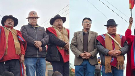 Nilton Condori, COB y ponchos rojos