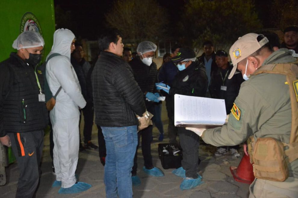 Imagen de la realización del simulacro