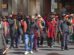 La llegada de los manifestantes a La Paz este lunes generó fuertes momentos de tensión.