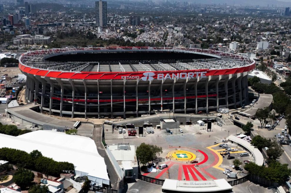 El estadio Azteca ‘Banorte’, uno de los estios donde se jugara la Copa Mundial de la FIFA 2026