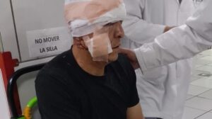 El suboficial fue intervenido quirúrgicamente debido a una grave lesión ocular