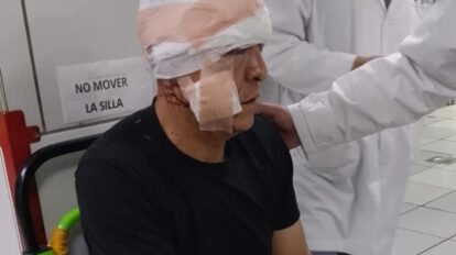El suboficial fue intervenido quirúrgicamente debido a una grave lesión ocular