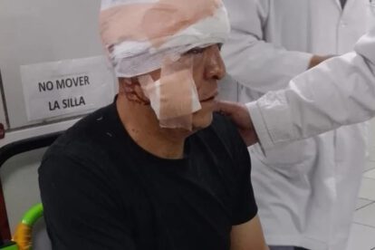 El suboficial fue intervenido quirúrgicamente debido a una grave lesión ocular