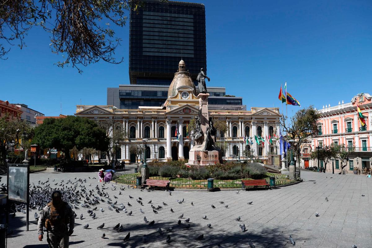La Plaza Murillo, sede del poder político boliviano