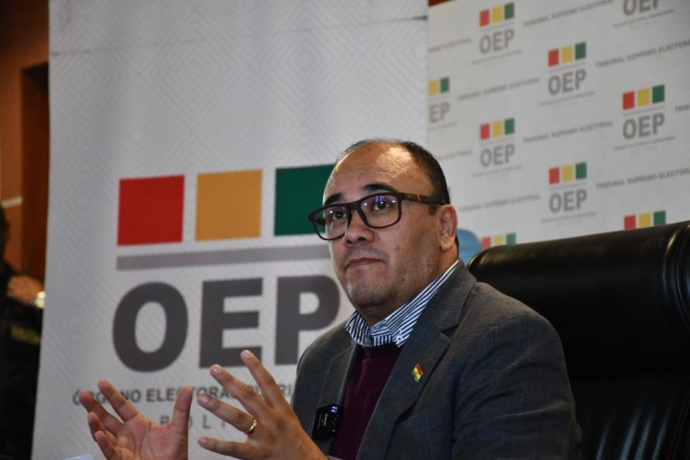 El presidente del TSE, Gustavo Ávila