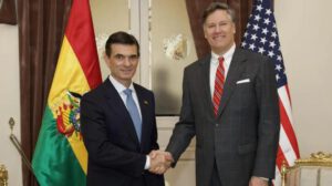 El vicesecretario de Estado de los Estados Unidos, Christopher Landau