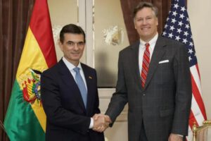 El vicesecretario de Estado de los Estados Unidos, Christopher Landau