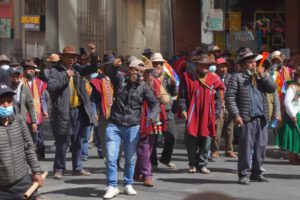 protestas en Bolivia