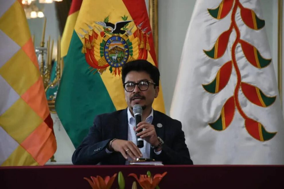 El canciller Fernando Aramayo