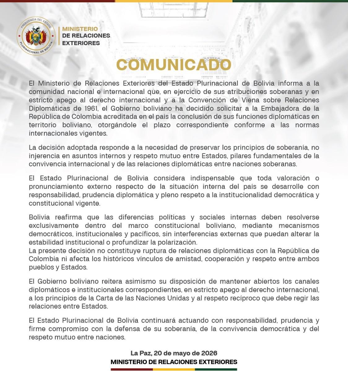 comunicado