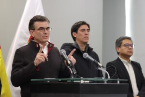 El Presidente Rodrigo Paz en conferencia de prensa