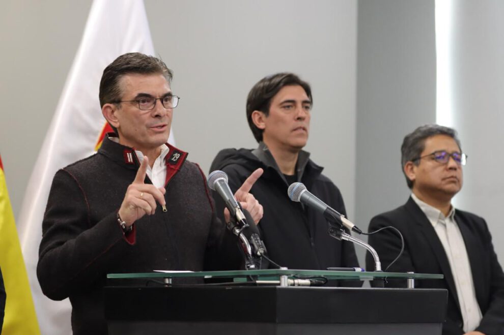 El Presidente Rodrigo Paz en conferencia de prensa
