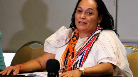 La Embajadora de Colombia en Bolivia, Elisabeth García