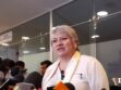 La diputada Patiño en conferencia de prensa