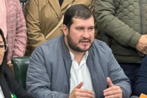 El presidente del Comité pro Santa Cruz, Stello Cochamanidis