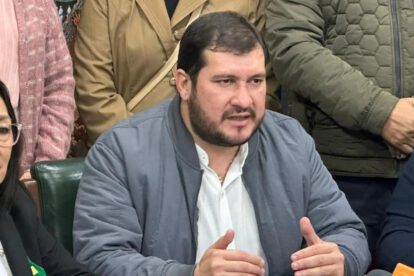 El presidente del Comité pro Santa Cruz, Stello Cochamanidis