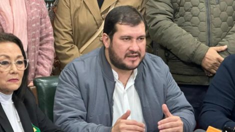 El presidente del Comité pro Santa Cruz, Stello Cochamanidis