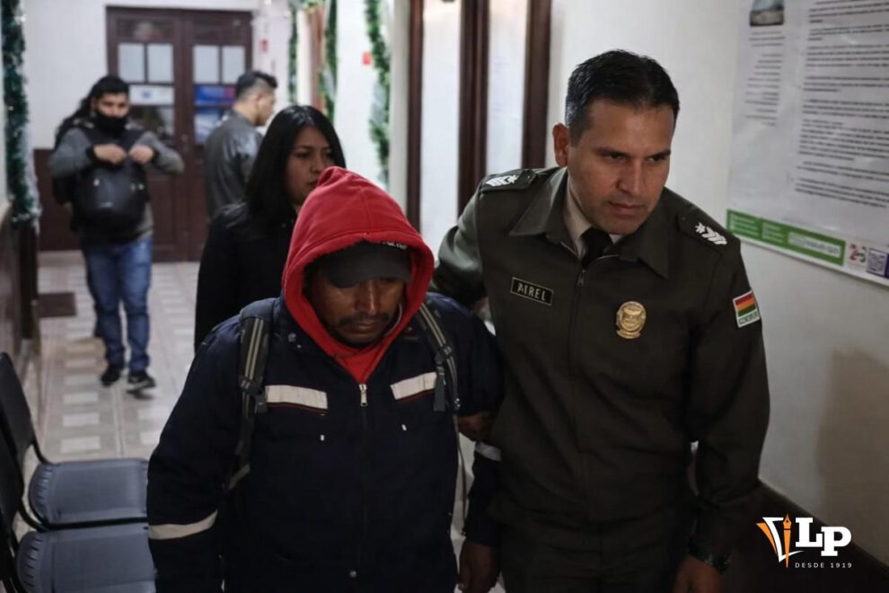Imagen del detenido