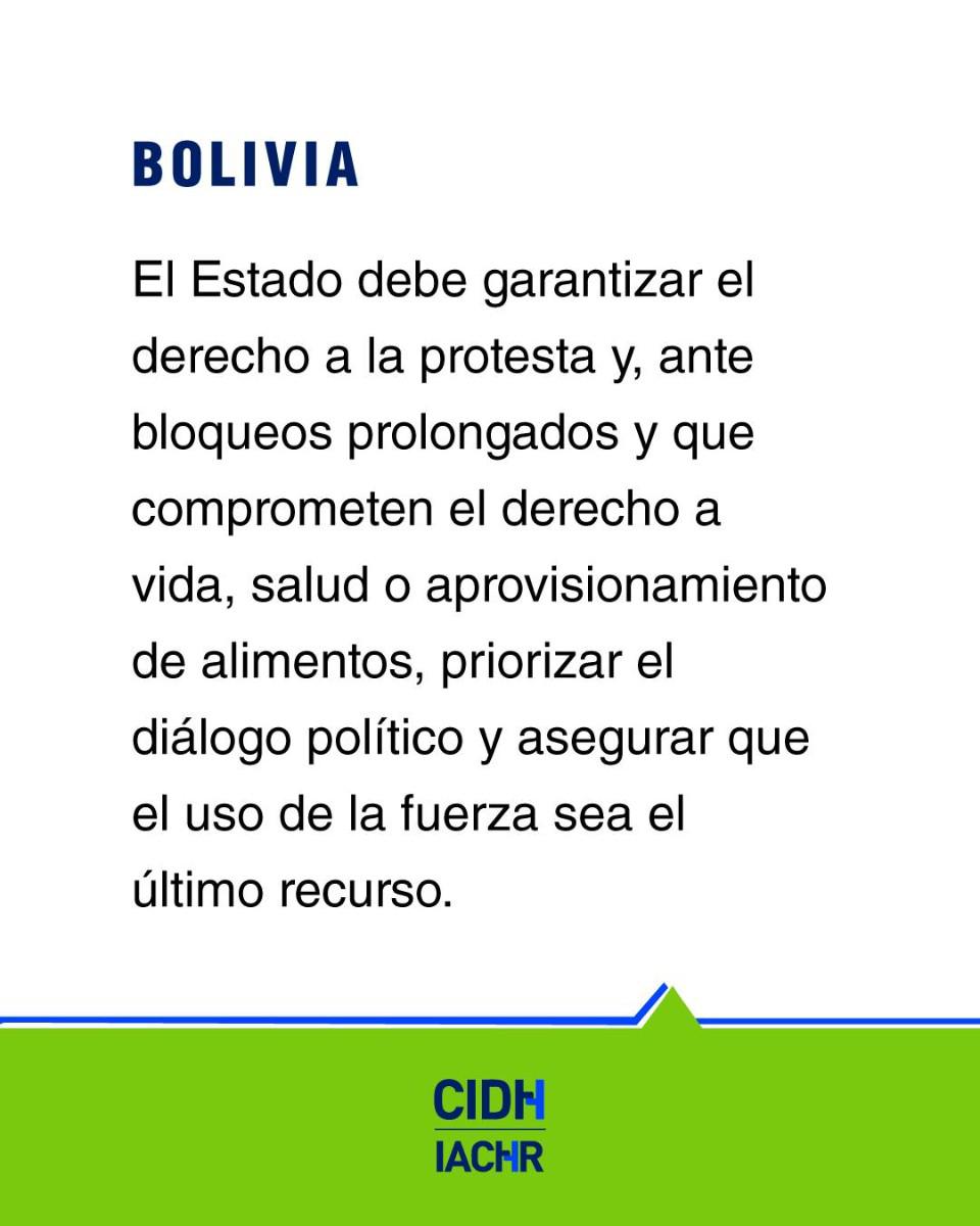 El comunicado vertido por la CIDH