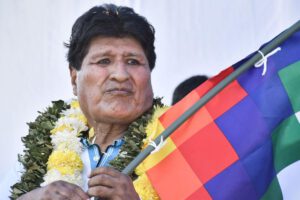 El expresidente Evo Morales