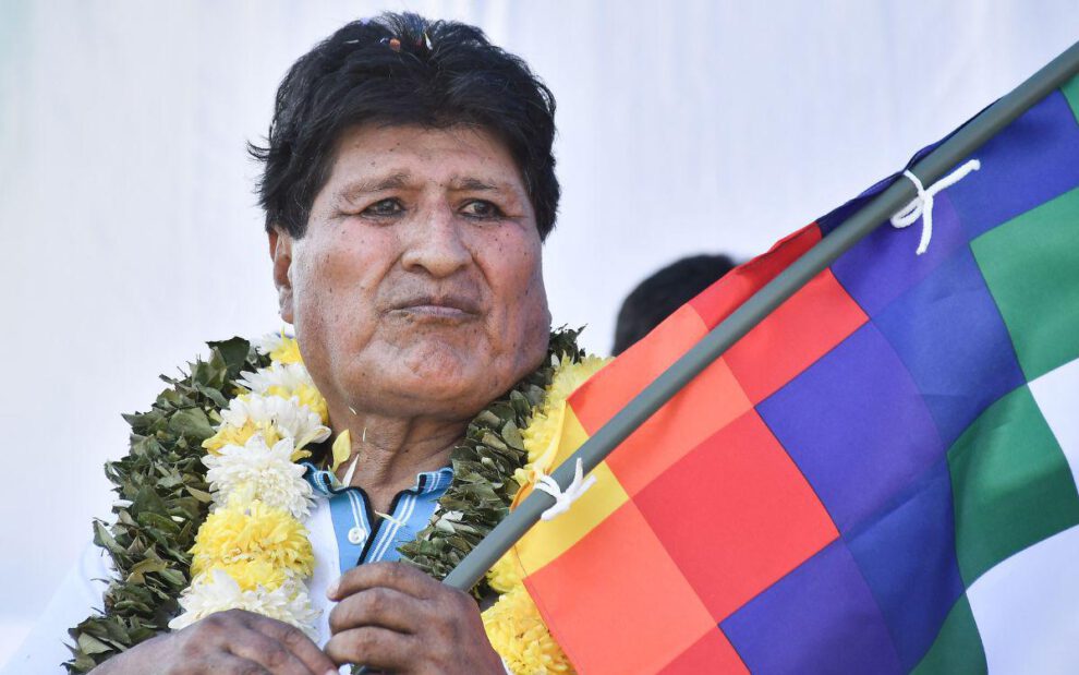 El expresidente Evo Morales