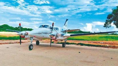 Aeronave presuntamente vinculada a la red de Marset