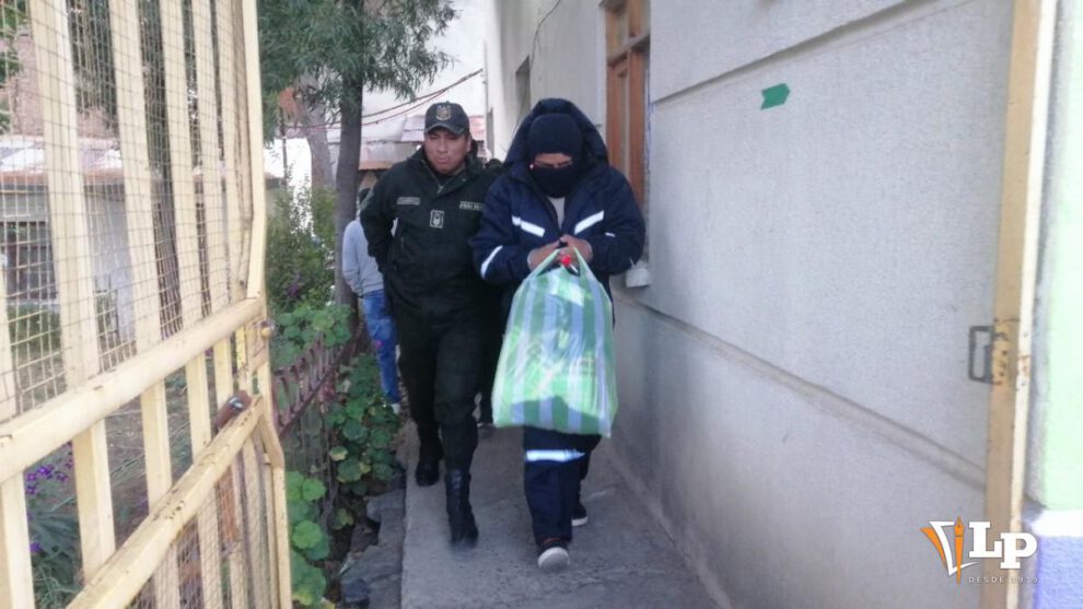 Imagen del detenido