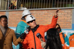 Inspeccionan los trabajos de emergencia desplegados en Cotahuma