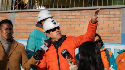 Inspeccionan los trabajos de emergencia desplegados en Cotahuma