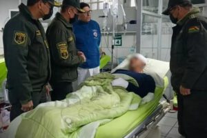 sargento de la Policía Boliviana permanece internado en un centro de salud