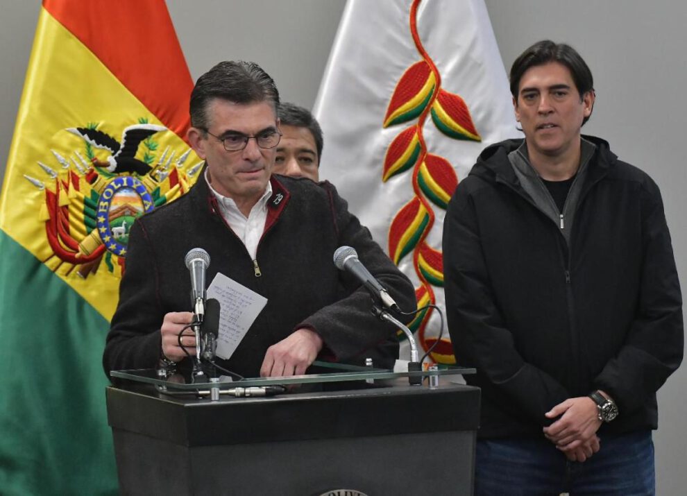 El Presidenrte Rodrigo Paz en conferencia de prensa