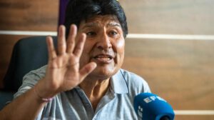 El expresidente de Bolivia Evo Morales