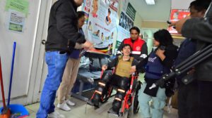 periodista corresponsal herido