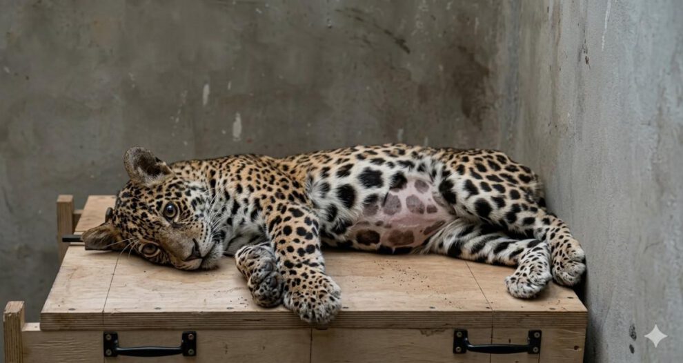 Shiva, la jaguar rescatada tras recibir más de 90 perdigones