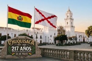 Banderas de chuquisaca y bolivia