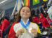 Emma Magda Altstadt exhibe las medallas que conquistó en el II Torneo Promesas Olímpicas 2026