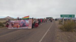 marcha de comunarios de Salinas
