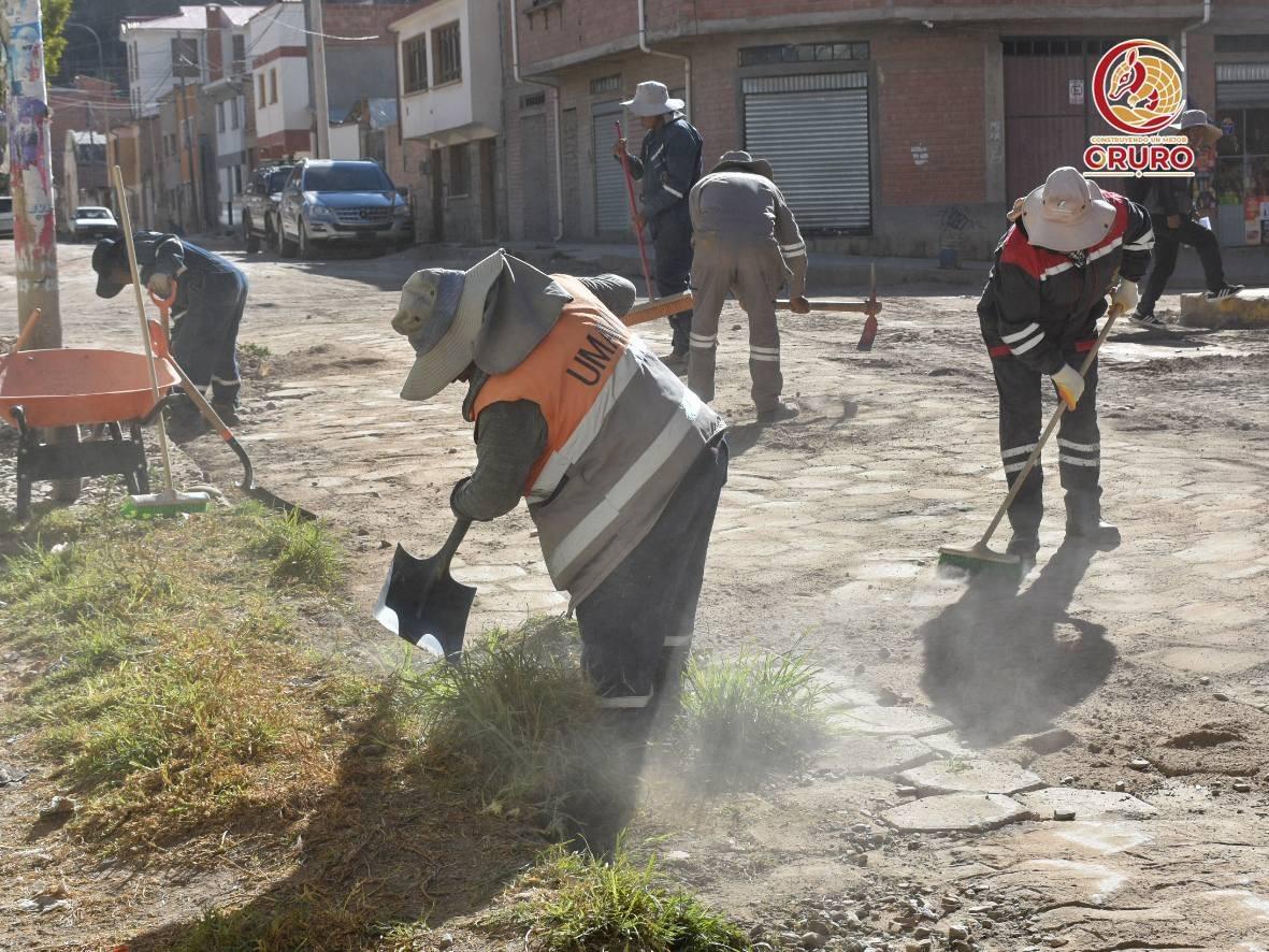 construccion de alcantarillado Oruro