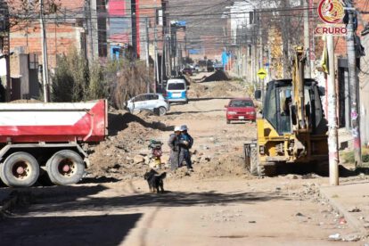construccion de alcantarillado Oruro