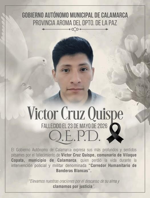 La víctima fue identificada como Víctor Cruz Quispe