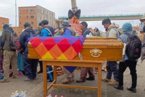 Municipio de Calamarca se pronuncia por la muerte de Victor Cruz Quispe