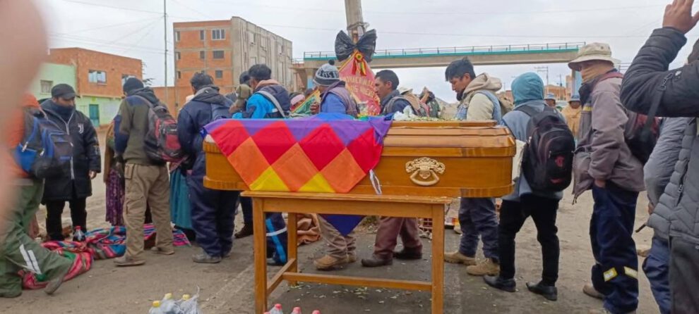 Municipio de Calamarca se pronuncia por la muerte de Victor Cruz Quispe