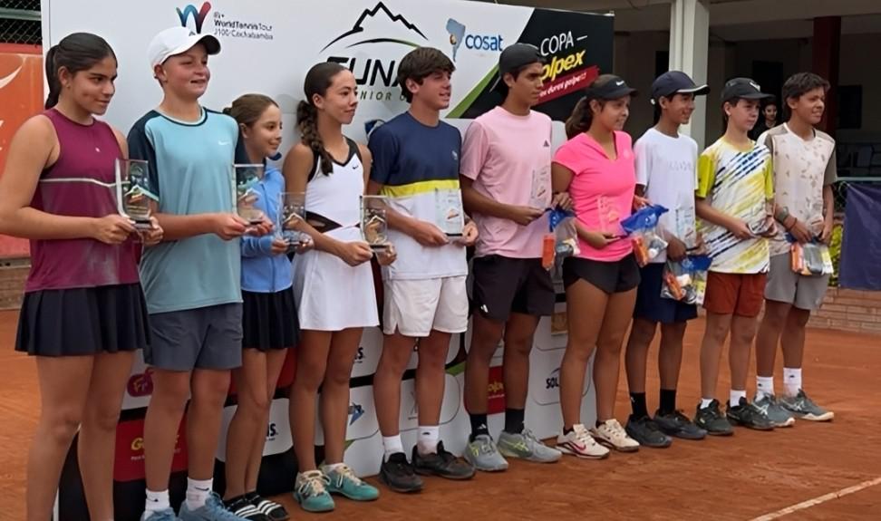 Tunari Junior Open de Tenis, Bolivia obtuvo siete de los 12 títulos, Competencia realizada en Cochabamba