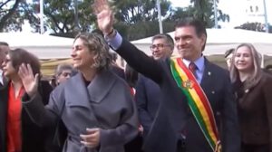 Rodrigo Paz llegó a Sucre para participar en los actos conmemorativos