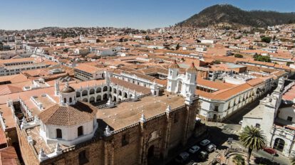 Vista panorámica de la ciudad de Sucre
