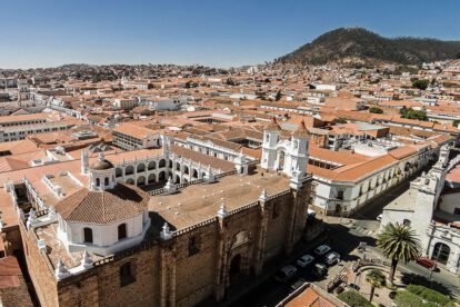 Vista panorámica de la ciudad de Sucre